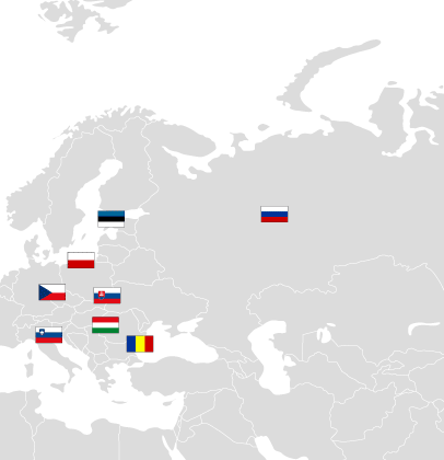 Osteuropa Map